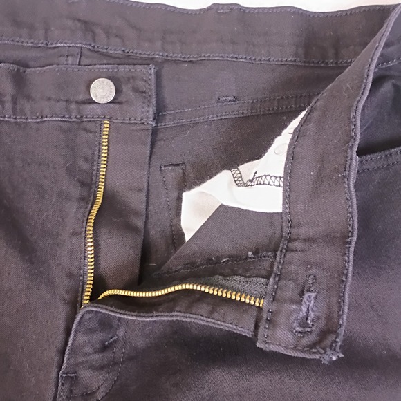 Levis 511 Slim Fit Jeans Mens 38x30 Black Denim Pants Stretch - Picture 10 of 16